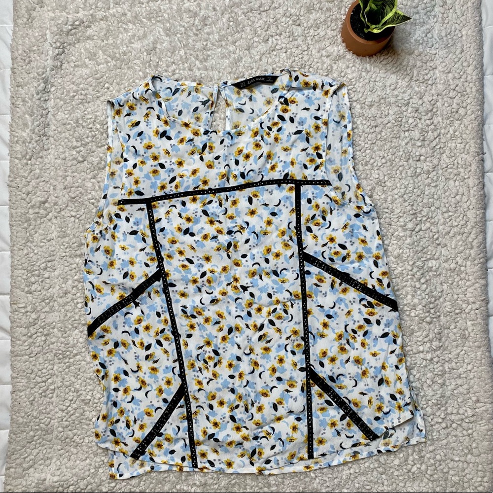 Zara Floral Tank Top